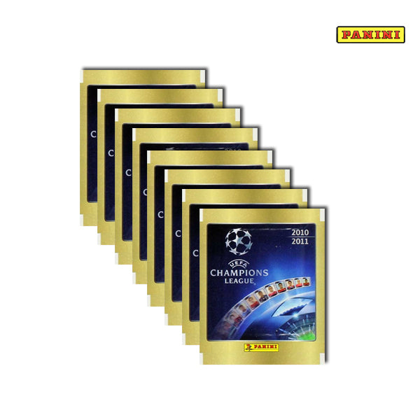 Panini Champions League 2010-2011 x 8 sticker packets