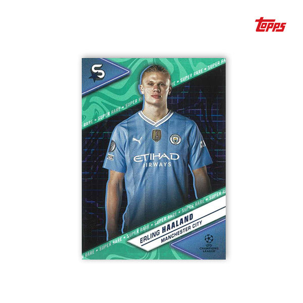 Erling Haaland, Topps Superstars UCC 2023/24, No. 87, Super Rare Parallel 147/199