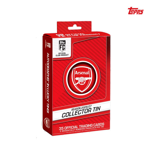 Topps Arsenal FC Collector Tin 2026-27