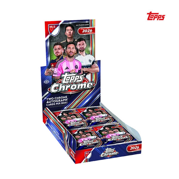 Topps Chrome Major League Soccer (MLS) 2026 - Hobby Box