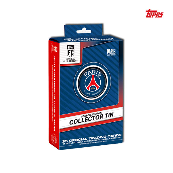 Topps Paris Saint-Germain Collector Tin 2026-27