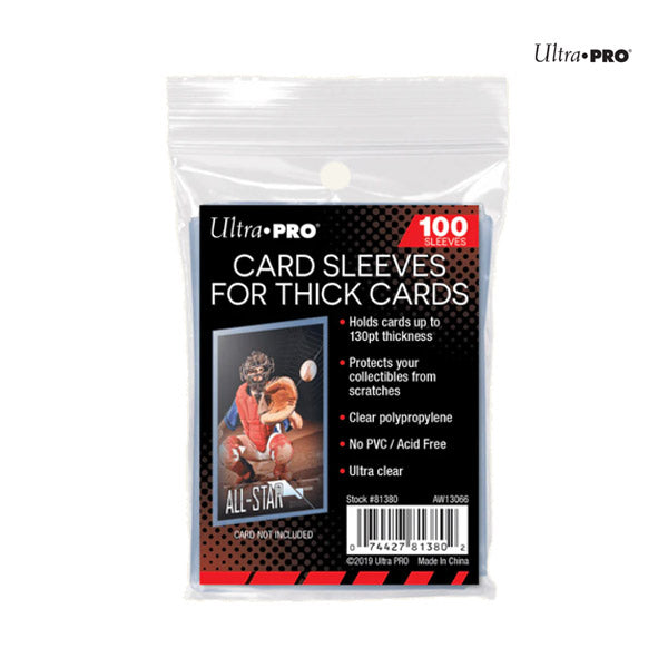 Ultra PRO Thick Card Sleeves for Standard Trading Cards 130PT (100ct)