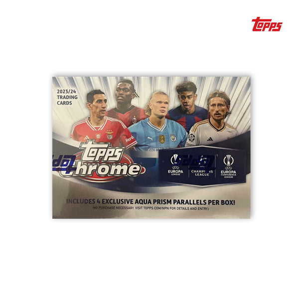  Topps Chrome UEFA Club Competitions 23/24 Value Box