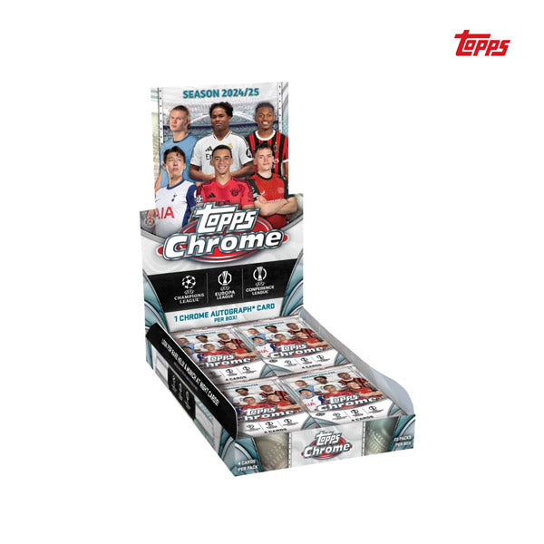 Topps Chrome UEFA Club Competitions 24/25 Hobby Box