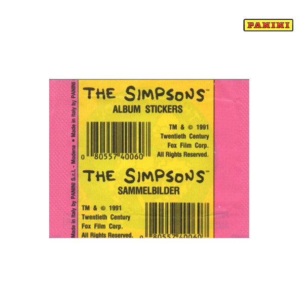 Panini The Simpsons 1991