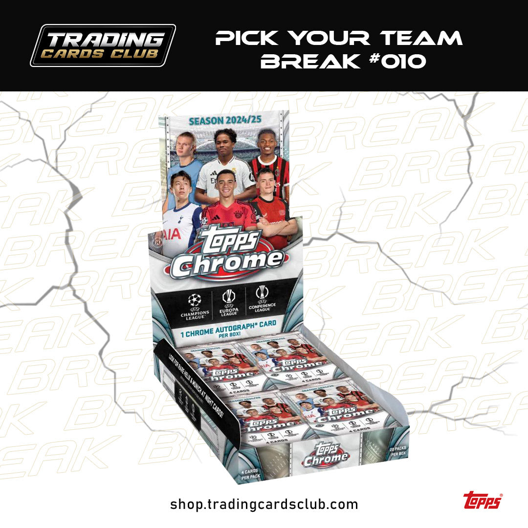 LIVE BREAK #010 - Topps UCC Chrome 24/25  (1x Hobby box) - Pick Your Team