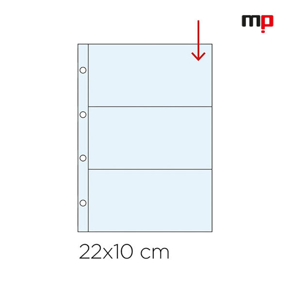 Master Phil plastic sleeves pages 3 pockets (179/3)
