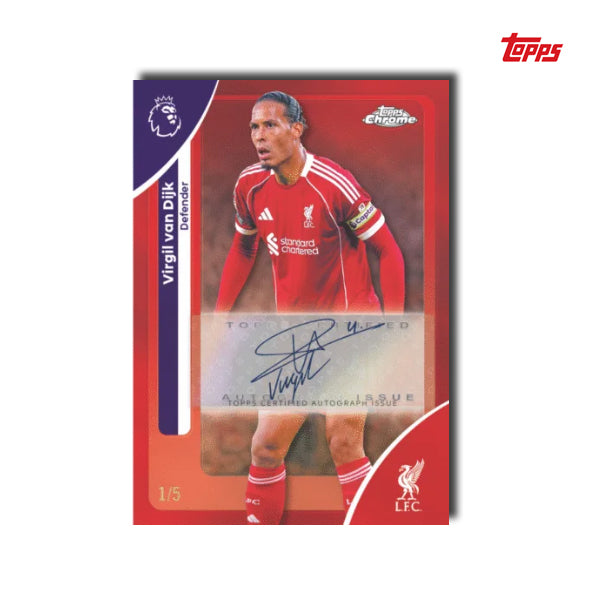 Topps Chrome Premier League 2026 Hanger Box