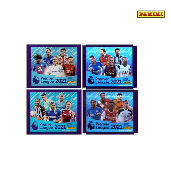 Panini Premier League 2021 sticker packet (lot 4 versions)