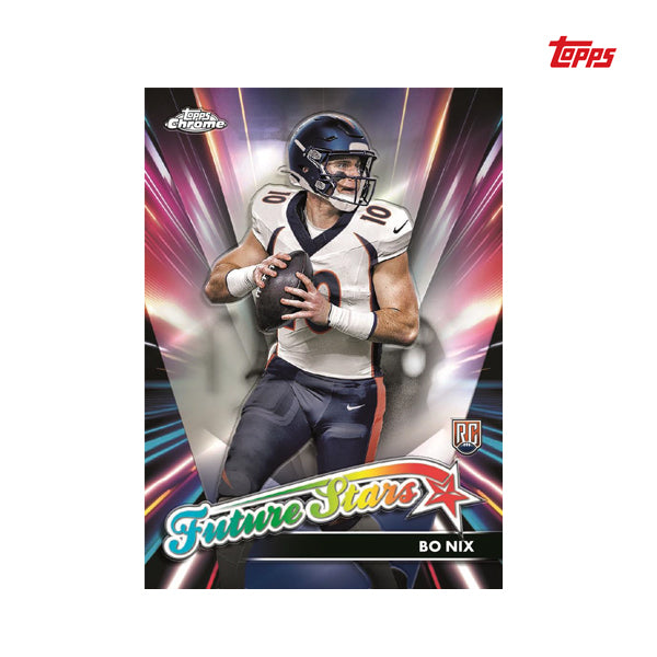 2024 Topps Chrome Football NFL Hobby Box