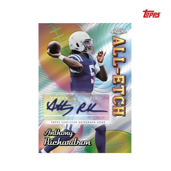2024 Topps Chrome Football NFL Hobby Box