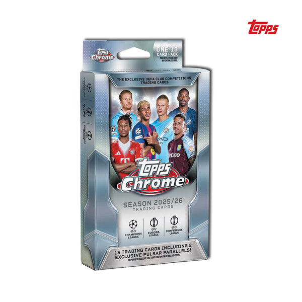 Topps Chrome UEFA Club Competitions 2025-26 – Hanger Box
