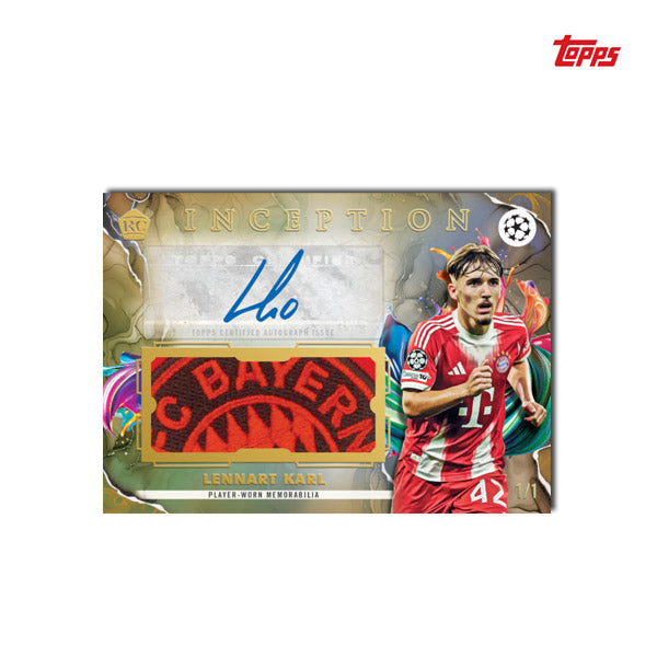 Topps Inception UEFA Club Competitions 2025/26