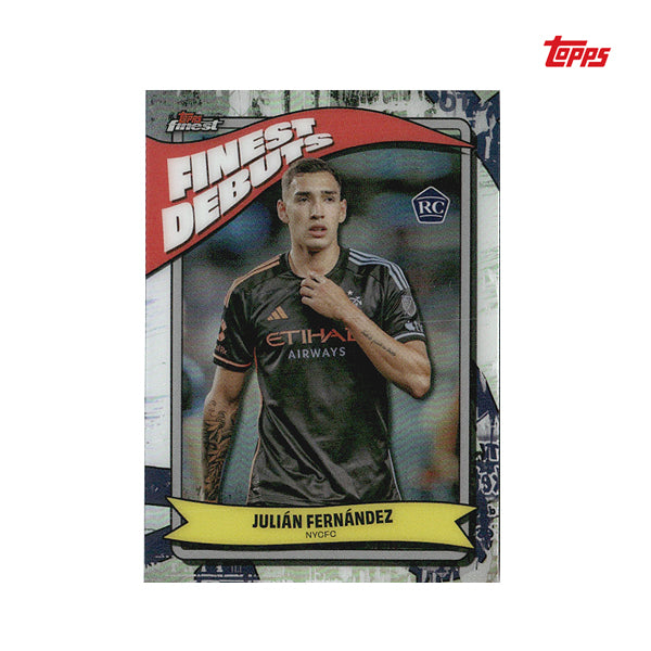 2024 Topps Finest MLS - Julian Fernandez, Finest Debuts, Rookie Card