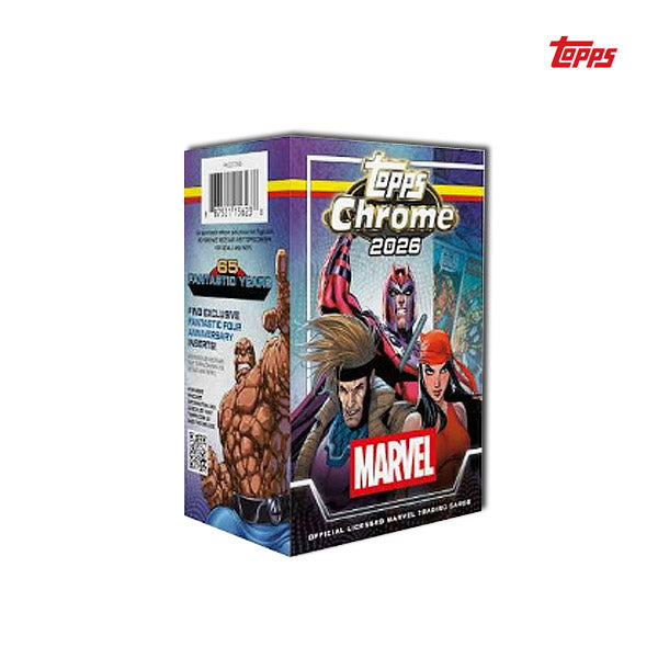 Topps Chrome Marvel Comics 2026 Value box