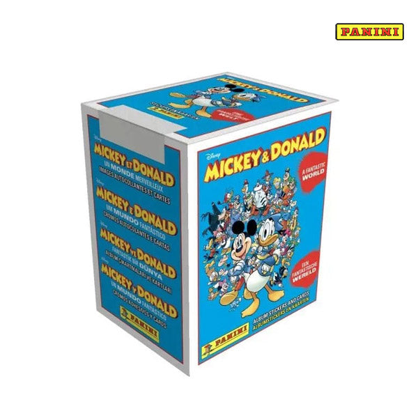 Mickey & Donald - A Fantastic World Sticker & Card Collection Display