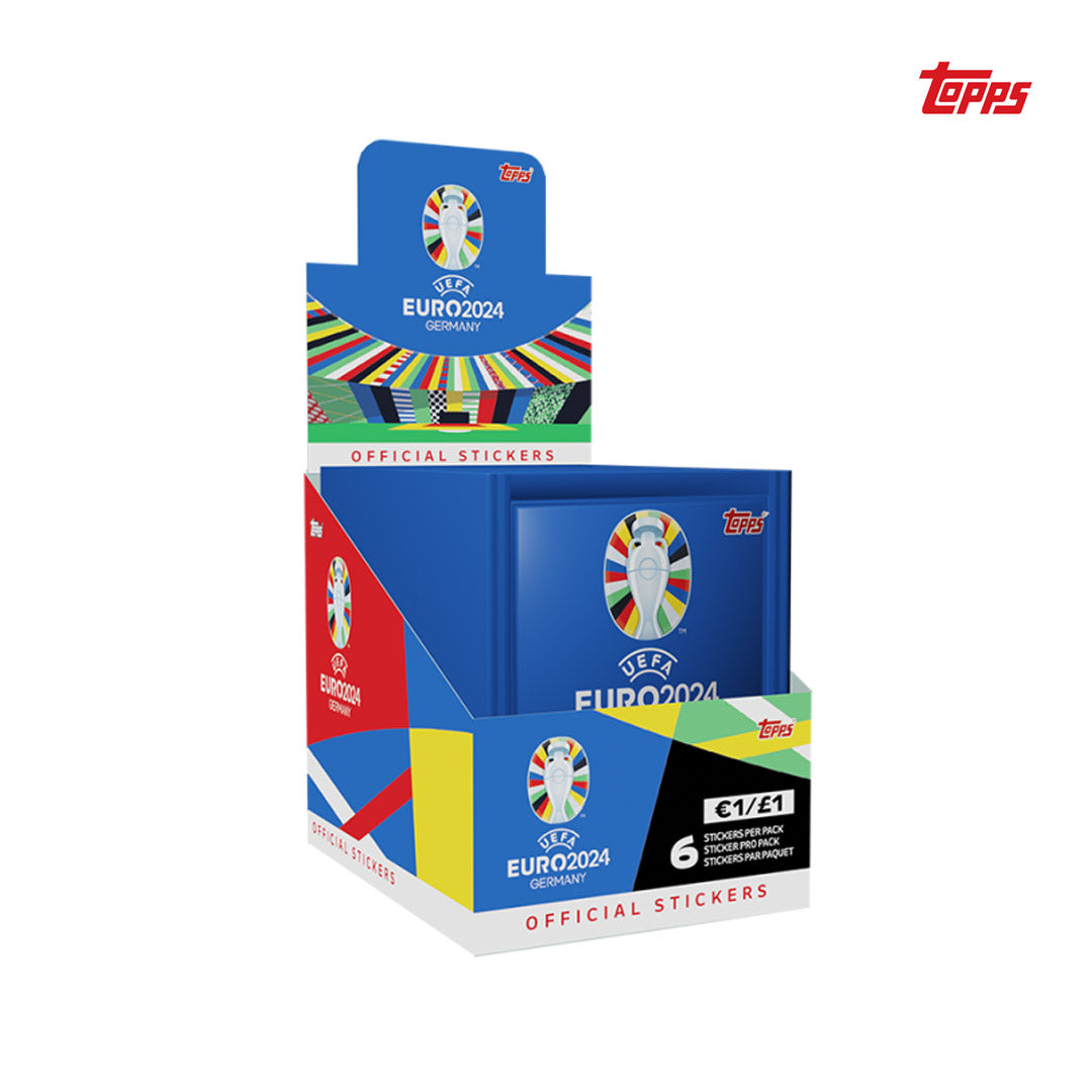 Euro 2024 Topps Stickers Display Box (50 packets)